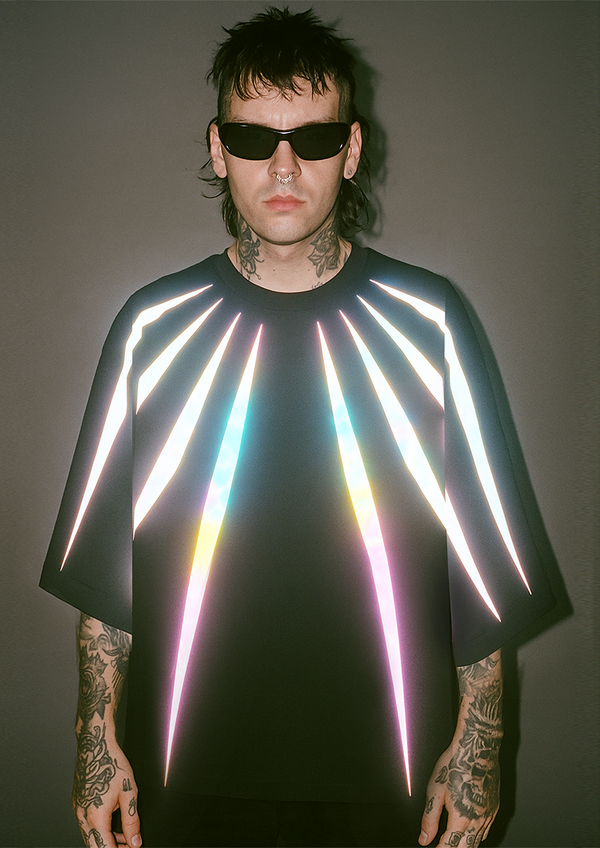 Aura Black Tee