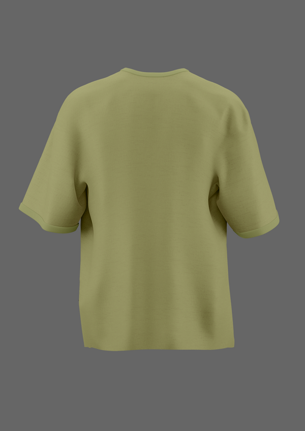 Embossed Olive Green Tee - Alienation