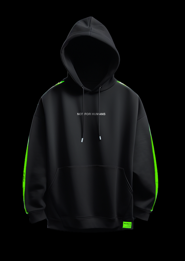 Fluo Alien Hoodie - Alienation