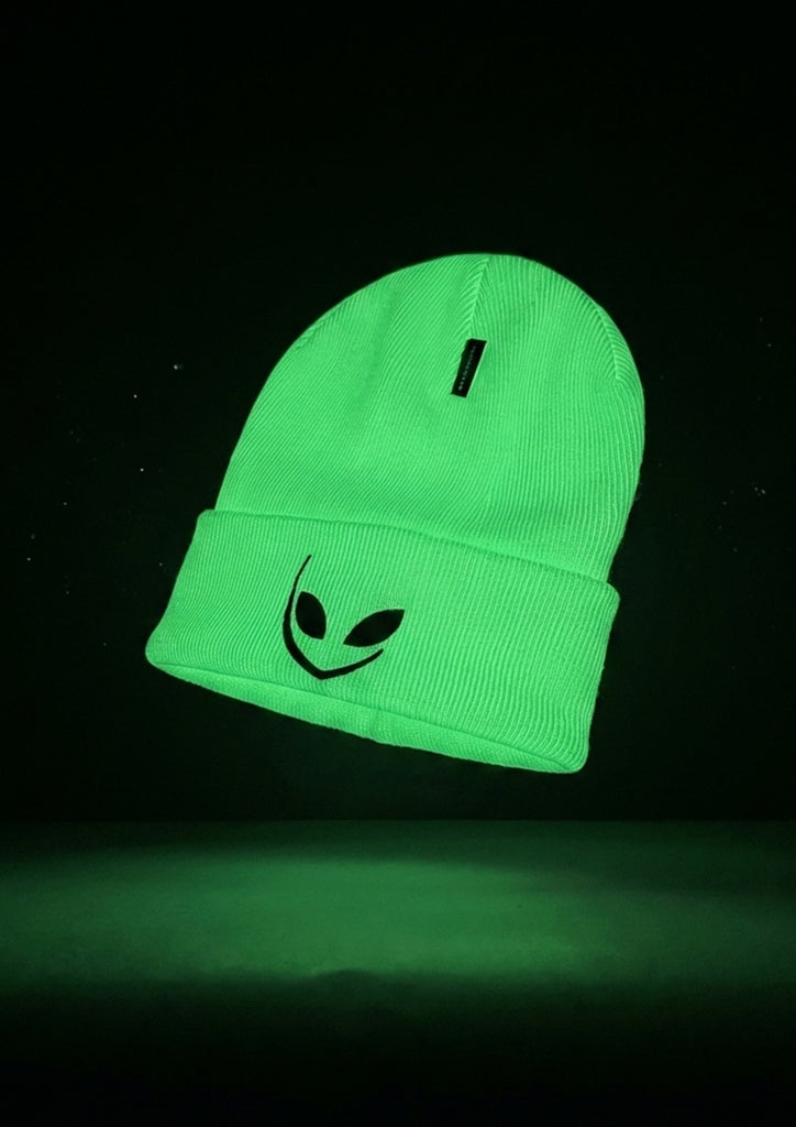 White Glow Beanie