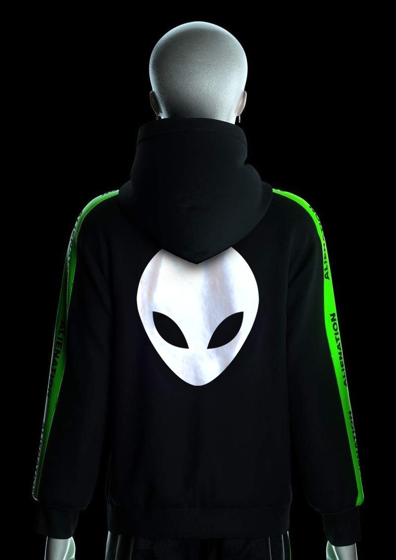 Fluo Alien Hoodie - Alienation