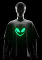 Leuchtendes Alien-T-Shirt - Alienation