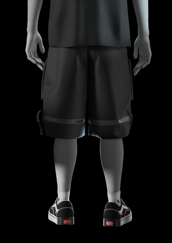 Cargo-Shorts mit Schnalle - Alienation