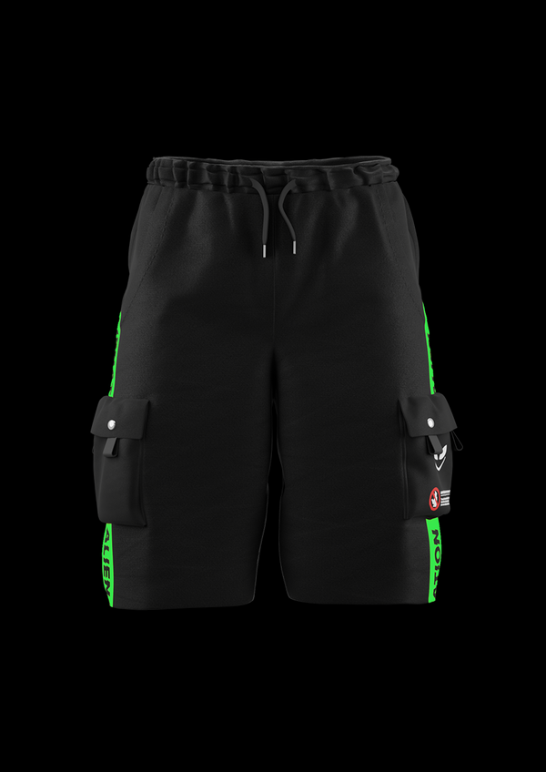 Fluo Cargo Shorts - Alienation