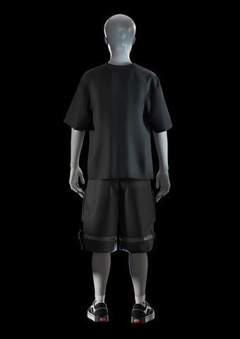Cargo-Shorts mit Schnalle - Alienation